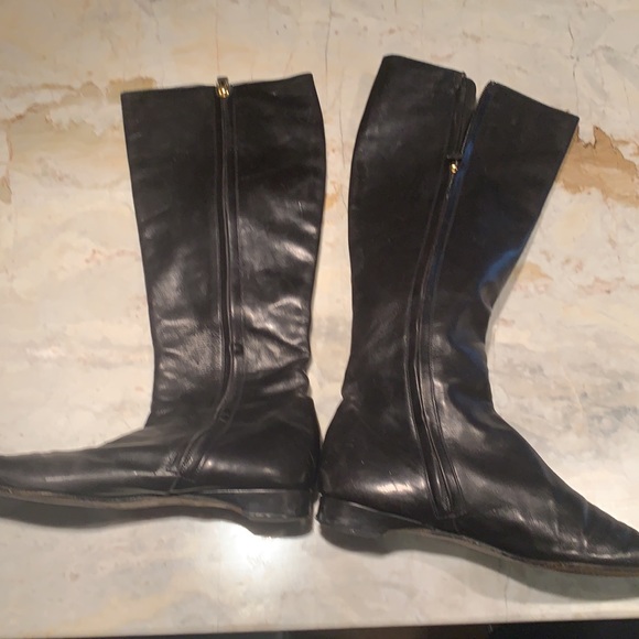 COCO CHANEL LONG BLACK BOOTS - Picture 6 of 7